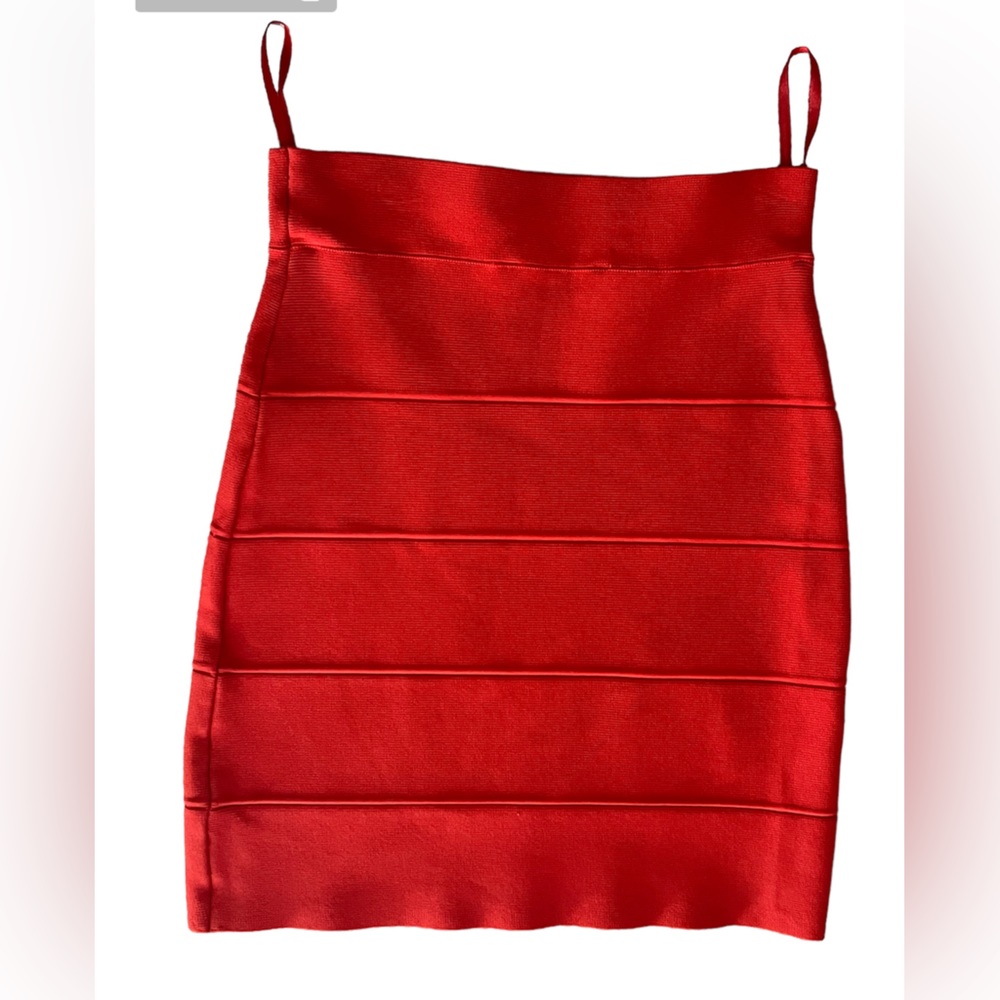 Orange skirt .BCBG MAXAZRIA SIZE S